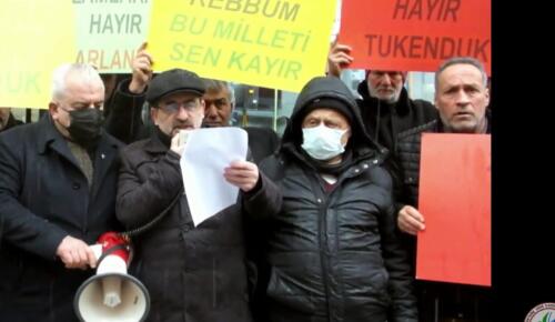 CHP Kalkandere’den AKP ye seslendi. Bezduk zamları geri al