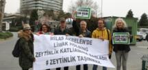 ekolojistler Zorlu’nun evinde Limak’ı protesto etti
