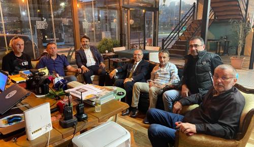 Memleket partisi MYK üyelerinden ÇGD başkanı Karafazlı’ya ziyaret