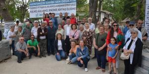 Sinop’ta Demokrasi Platformu’nun Millet Bahçesi Projesine Karşı 25 Gündür Sürdürmüş Olduğu Oturma Eylemi Son Buldu