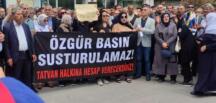 Bitlis Emek Demokrasi Platformu, gazeteci Sinan Aygül’e yönelik saldırıyı protesto etti