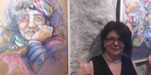 Rize Fındıklılı ressam Ayşe Uzunhasanoğlu, ‘kadın’ temalı 42 eserinden oluşan sergisini Yeşil Altın Gümüş Deniz Festivali kapsamında açtı.