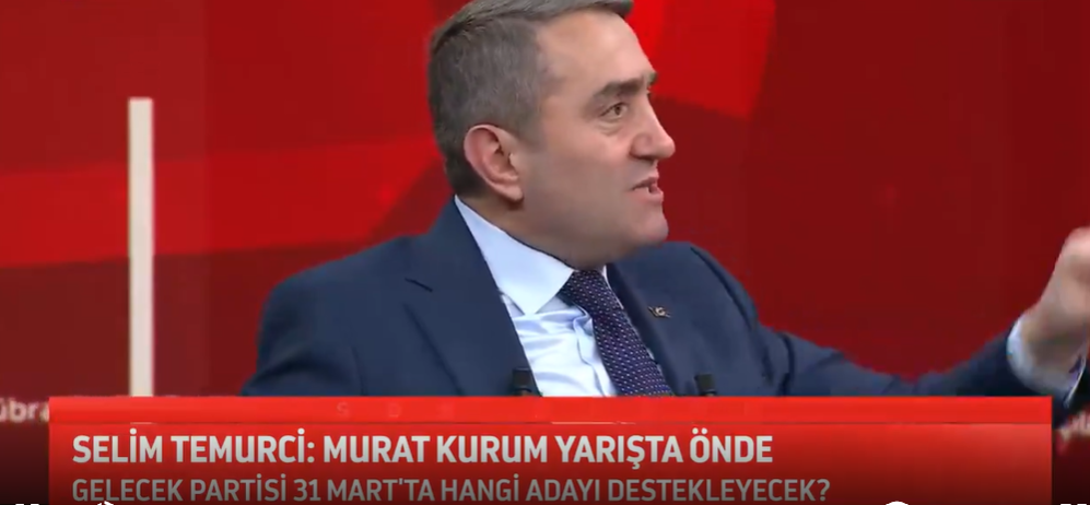 CHP ile meclise giren Gelecek Partili Selim Temurci’den Murat Kurum’a destek
