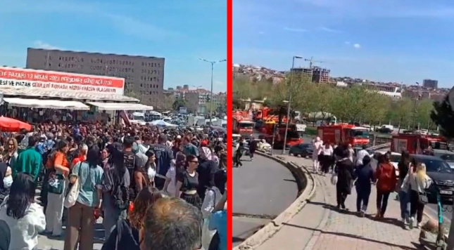 İstanbul Sosyete Pazarında Bomba Paniği;Vatandaşlar, Birbirini Ezerek Kaçıştı