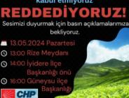 CHP Çay Müstahsilini Açlığa Mahkum Eden Yaç Çay Fiyatını Protesto Etmek İçin Sokağa Çıkıyor
