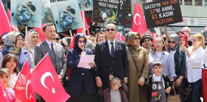 AKP’li Sema Yağcıtekin ; “Çocuklar, annelerinin gözü önünde eriyor”