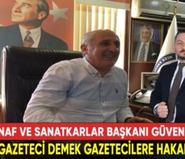 İyidere belediye başkanı Mete “Kalender değerli gazetecidir” Aksoy “Bu gerçek gazetecilere hakarettir”