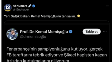 Rizeli Yeni Sağlık Bakanı Kemal Memişoğlu ‘fanatik’ çıktı